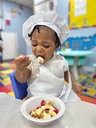 Child at Little Heaven Daycare